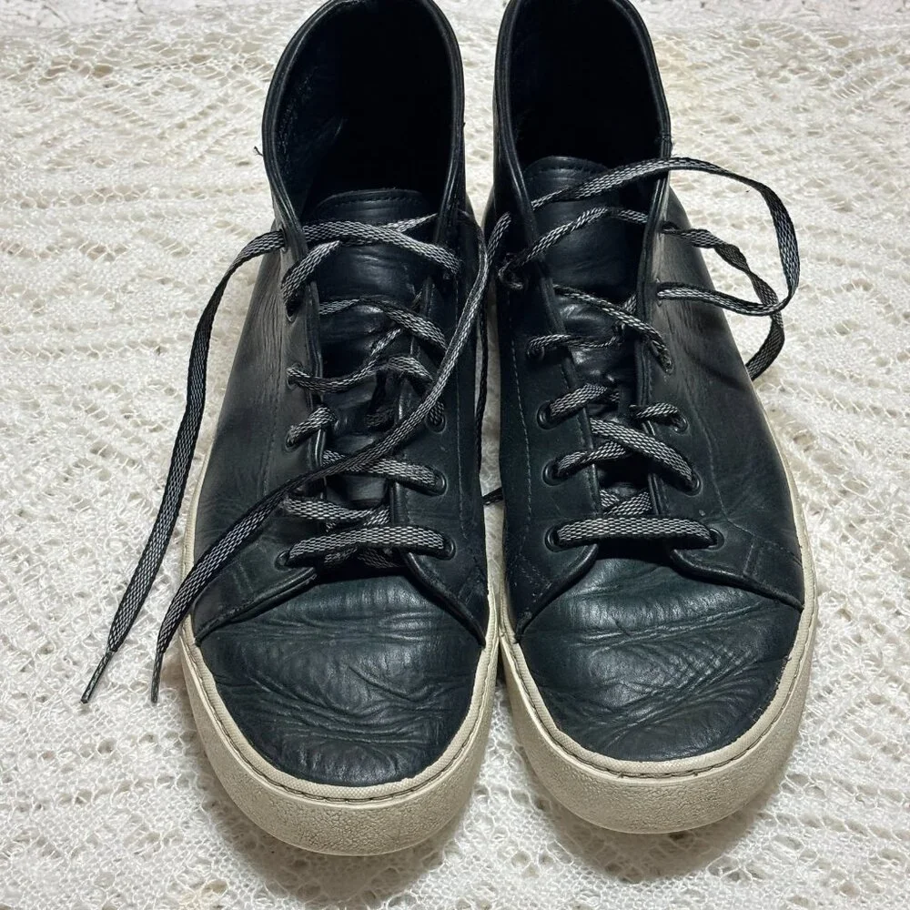 Rancourt & Co.‎ Leather Chukka Boot Black Solid Handcrafted Made in USA 9.5 D